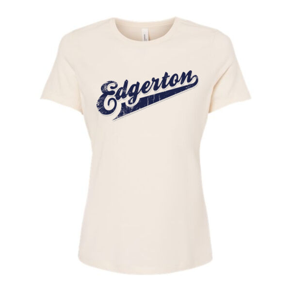 BELLA + CANVAS Womens Relaxed Fit Heather CVC Tee - Printed Logo Thumbnail